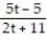 Find the expression that is equivalent to the given rational expression. --   A)    B)    C)    D)   