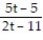 Find the expression that is equivalent to the given rational expression. --   A)    B)    C)    D)   
