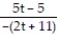 Find the expression that is equivalent to the given rational expression. --   A)    B)    C)    D)   