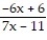 Find the expression that is equivalent to the given rational expression. -  A)    B)    C)    D)  -  