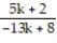 Find the expression that is equivalent to the given rational expression. -  A)    B)    C)  -   D)   