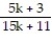 Find the expression that is equivalent to the given rational expression. --   A)    B)  -   C)    D)   