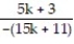 Find the expression that is equivalent to the given rational expression. --   A)    B)  -   C)    D)   