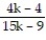 Find the expression that is equivalent to the given rational expression. --   A)    B)    C)    D)  -  