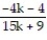 Find the expression that is equivalent to the given rational expression. --   A)    B)    C)    D)  -  