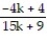 Find the expression that is equivalent to the given rational expression. --   A)    B)    C)    D)  -  