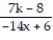 Find the expression that is equivalent to the given rational expression. -  A)    B)    C)  -   D)  -  