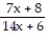 Find the expression that is equivalent to the given rational expression. -  A)    B)    C)  -   D)  -  
