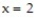 Write the word or phrase that best completes each statement or answers the question.    Provide an appropriate response -If 2 is substituted for x in the rational expression   , the result is   . An often-heard statement is  Any number divided by itself is 1.  Does this mean that this expression is equal to 1 for   ? Explain why or why not.