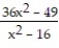 Multiply or divide as indicated. Write the answer in lowest terms. -  ÷   A)    B)    C)    D)   
