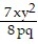 Choose the one alternative that best completes the statement or answers the question -If the rational expression   represents the area of a rectangle and   represents the length of the rectangle, what rational expression represents the width? A)    B)    C)    D)   