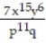 Choose the one alternative that best completes the statement or answers the question -If the rational expression   represents the area of a rectangle and   represents the length of the rectangle, what rational expression represents the width? A)    B)    C)    D)   
