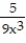 Find the LCD for the fractions in the list. -  ,   A)  45x<sup>5 </sup> B)  45x<sup>3 </sup> C)  45x<sup>2 </sup> D)  9x<sup>3 </sup>