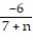 Find the LCD for the fractions in the list. -  ,   ,   A)  n<sup>2</sup> + 49 B)  n + 7 C)  n( 7 + n) ( 7 - n)  D)  49n<sup>2 </sup>