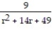 Find the LCD for the fractions in the list. -  ,   ,   A)  3   B)  r   C)  3(r + 7)  D)  3r  