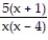 Rewrite the rational expression with the indicated denominator. -  =   A)    B)    C)    D)   