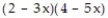 Write the word or phrase that best completes each statement or answers the question. -If ( 3x - 2)( 5x - 4) is the LCD of two fractions, is   also acceptable as an LCD? Why or why not?
