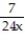 Add or subtract. Write the answer in lowest terms. -  +   A)  1 B)    C)    D)   
