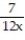 Add or subtract. Write the answer in lowest terms. -  +   A)  1 B)    C)    D)   