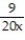 Add or subtract. Write the answer in lowest terms. -  -   A)  9 B)    C)    D)   