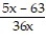 Add or subtract. Write the answer in lowest terms. --   -   A)    B)    C)    D)   