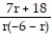 Add or subtract. Write the answer in lowest terms. -  +   A)    B)    C)    D)   