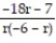 Add or subtract. Write the answer in lowest terms. -  +   A)    B)    C)    D)   