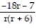 Add or subtract. Write the answer in lowest terms. -  +   A)    B)    C)    D)   
