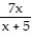 Add or subtract. Write the answer in lowest terms. -  +   A)    B)    C)    D)   