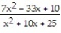 Add or subtract. Write the answer in lowest terms. -  +   A)    B)    C)    D)   