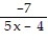 Add or subtract. Write the answer in lowest terms. -  -   A)    B)    C)    D)   