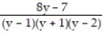 Add or subtract. Write the answer in lowest terms. -  +   A)    B)    C)    D)   
