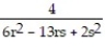 Add or subtract. Write the answer in lowest terms. -  -   +   A)    B)    C)    D)   