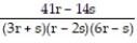 Add or subtract. Write the answer in lowest terms. -  -   +   A)    B)    C)    D)   
