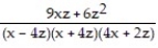 Add or subtract. Write the answer in lowest terms. -  -   A)    B)    C)    D)   