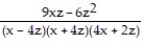 Add or subtract. Write the answer in lowest terms. -  -   A)    B)    C)    D)   