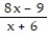 Choose the one alternative that best completes the statement or answers the question.Identify as an equation or an expression. -  -   + 5 A)  Equation B)  Expression