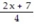 Choose the one alternative that best completes the statement or answers the question.Identify as an equation or an expression. --4( 4 - x)  +   A)  Equation B)  Expression