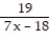  Find all values for which at least one denominator is equal to 0. Write answers using the symbol ≠. Do not solve. -  +   =   A)  x  \neq ,     B)  x  \neq  0,   ,   C)  x  \neq   ,   , -19 D)  x  \neq  0,   ,   ,19 