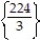 Solve the equation. -  -   = 8 A)  { 28} B)  { 56} C)  { 32} D)   