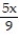 Solve the equation. -  + x = 3 A)    B)    C)    D)   