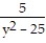 Solve the equation. -  -   =   A)  { 50} B)  { 10} C)  { -10} D)   