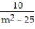 Solve the equation. -  -   =   A)  { 35} B)  { -35} C)  { -35, 35} D)   