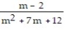 Solve the equation. -  -   =   A)  { -2} B)  { 2} C)  { 10} D)  { -4}