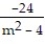 Solve the equation. -  -   =   A)  { 6} B)  { -2} C)  { 2} D)   