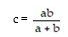 Solve the formula for the specified variable. -  +   =   for c A)    B)  c =   C)  c = a + b D)  c =  