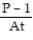 Solve the formula for the specified variable. -P =   for r A)  r =   B)  r =   C)  r =   D)  r = P - tA
