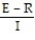 Solve the formula for the specified variable. -I =   for r A)  r =   B)  r =   - IR C)  r =   D)  r =  