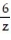 Solve the formula for the specified variable. -6x +   =   for z A)  z =   B)  z =   C)  z =   D)  z =  