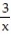 Solve the formula for the specified variable. -  -   +   =1 for x A)  z =   B)  y =   C)  x =   D)  x =  